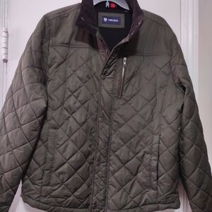 Daniel Cremieux Olive Quilted Jacket